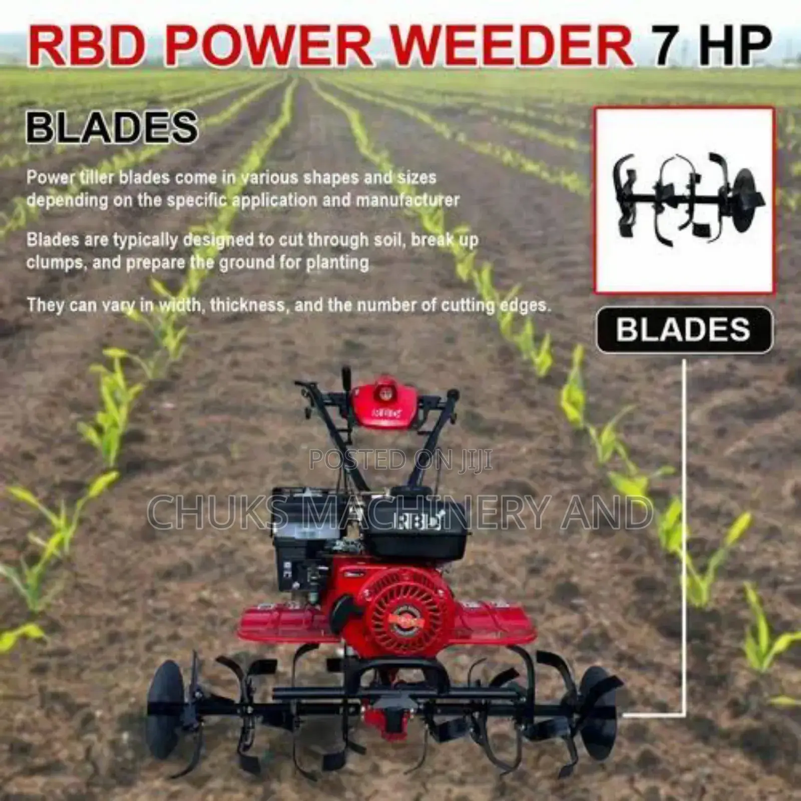 7.5hp Power Tiller Petrol