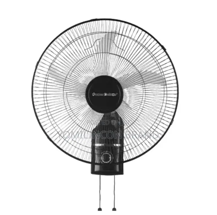 Power Delux Wall Fan PFB-45 Black