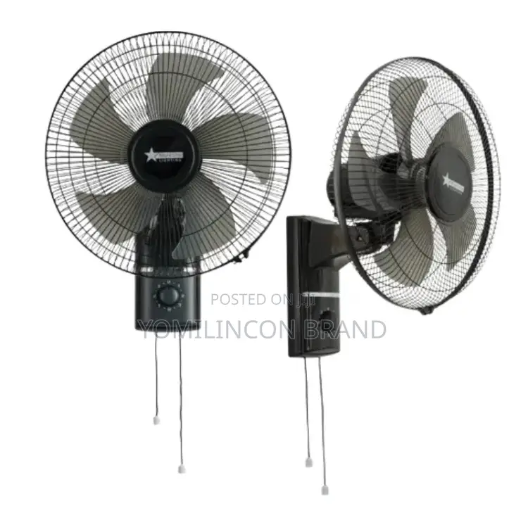 Power Delux Wall Fan PFB-45 Black