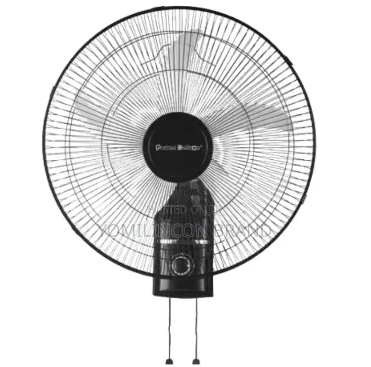 Power Delux Wall Fan PFB-45 Black