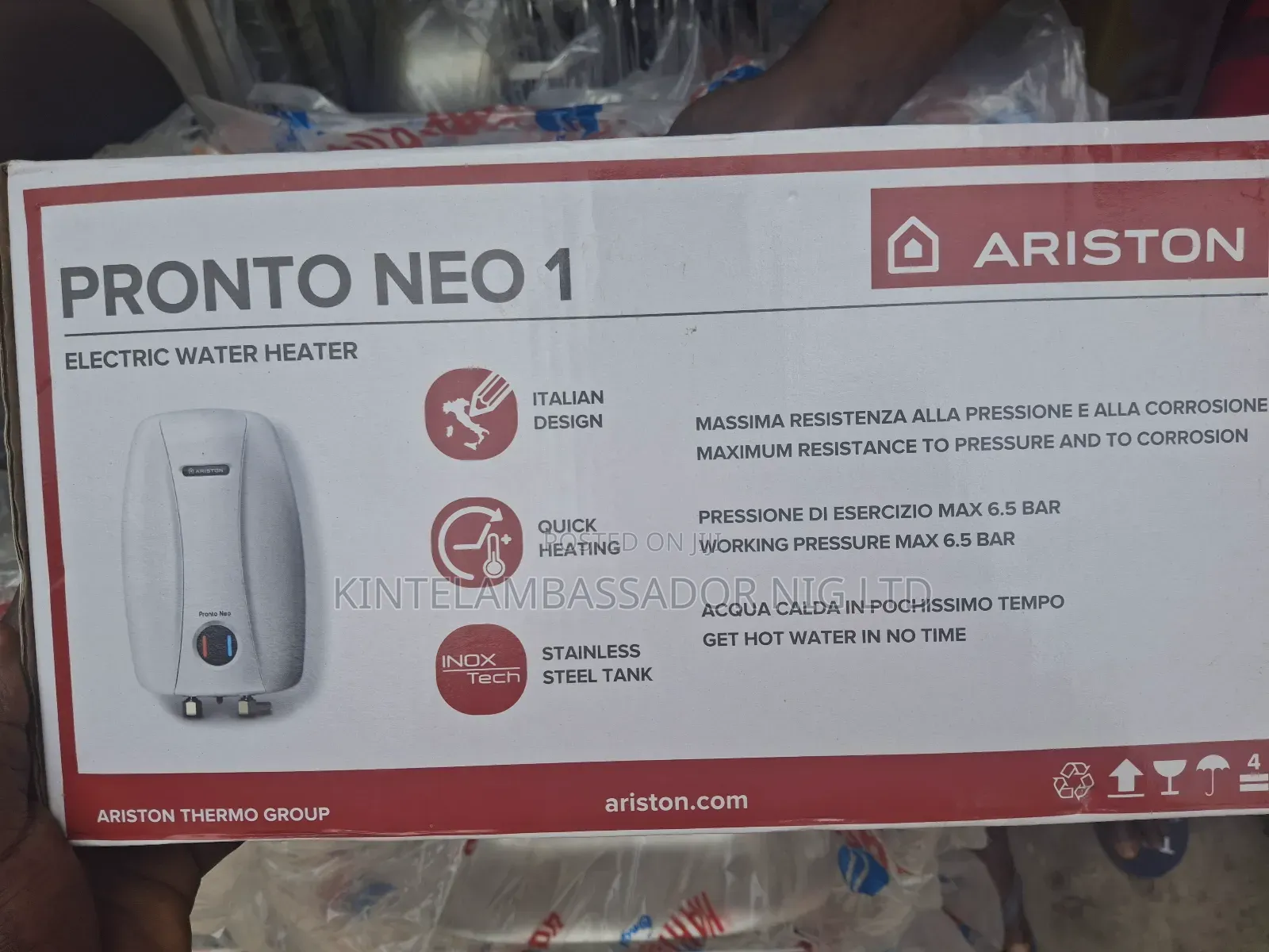 Pronto Neo 1 Electric Water Heater
