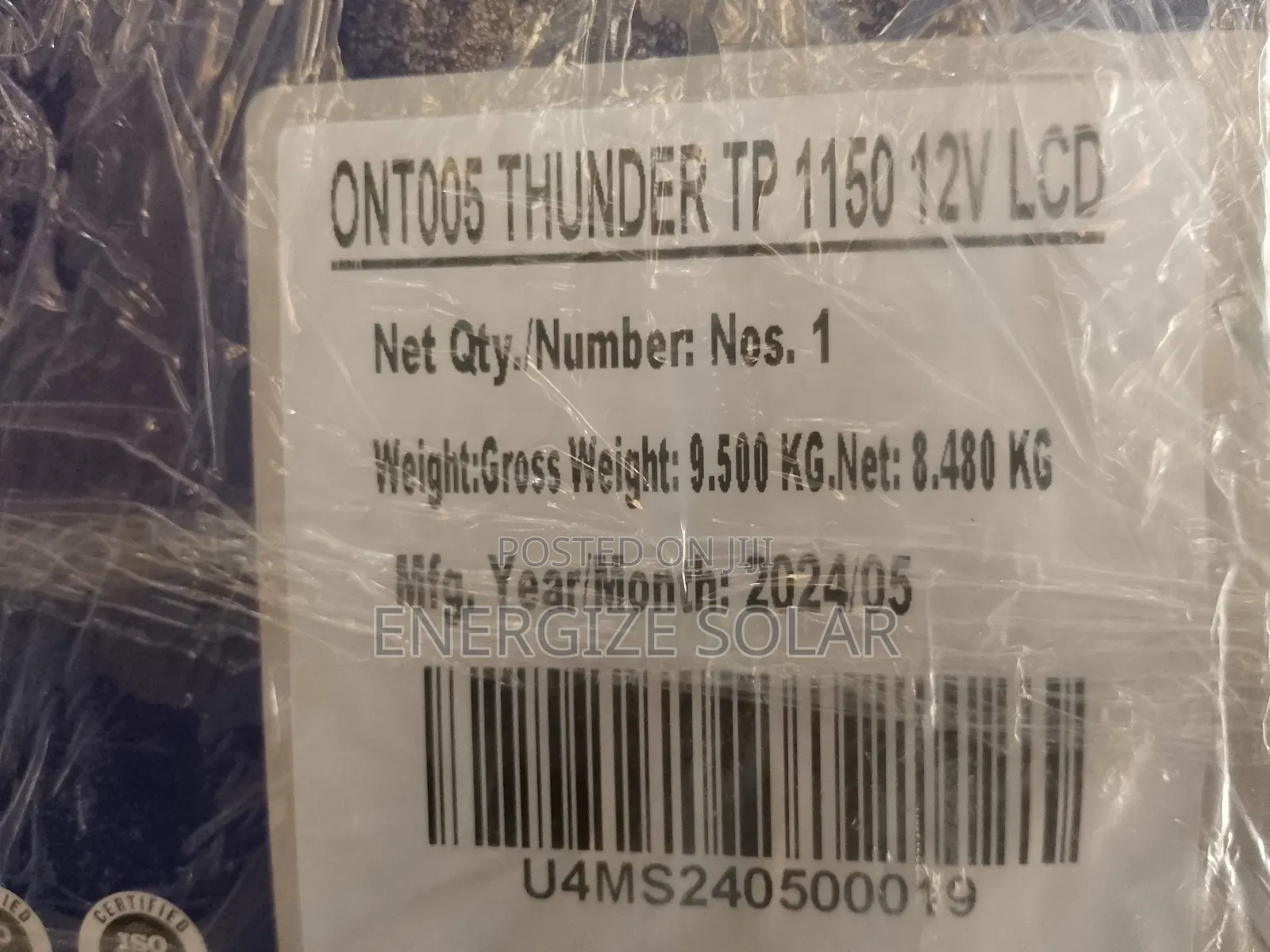 1.1kva 12v Tandhan Power Inverter