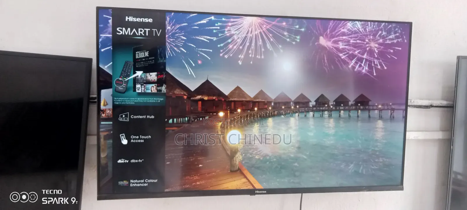 40inches Hisense Frameless Smart Tv