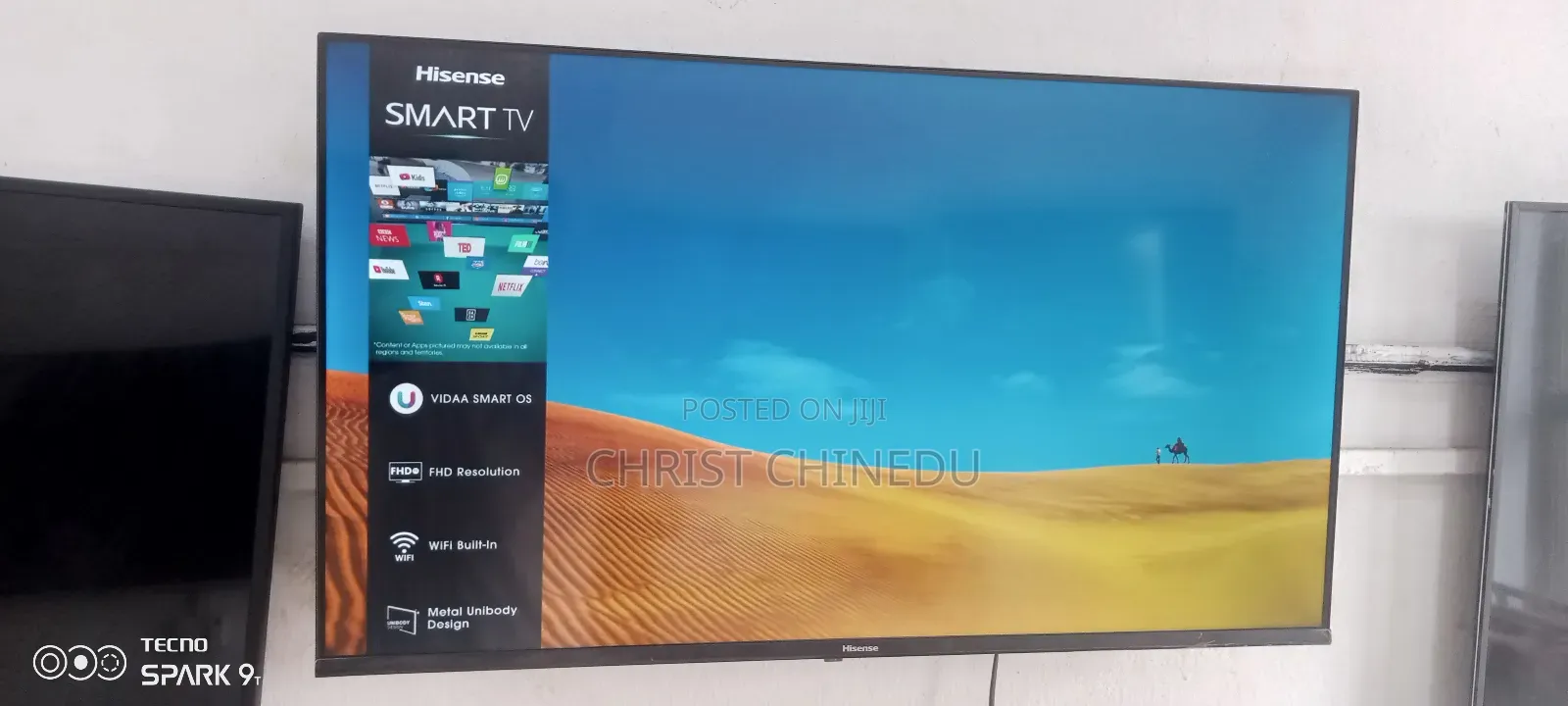 40inches Hisense Frameless Smart Tv