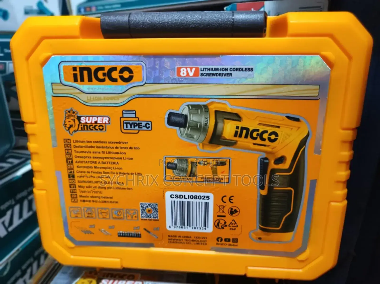 Cordless Screwdriver Set- 8V
