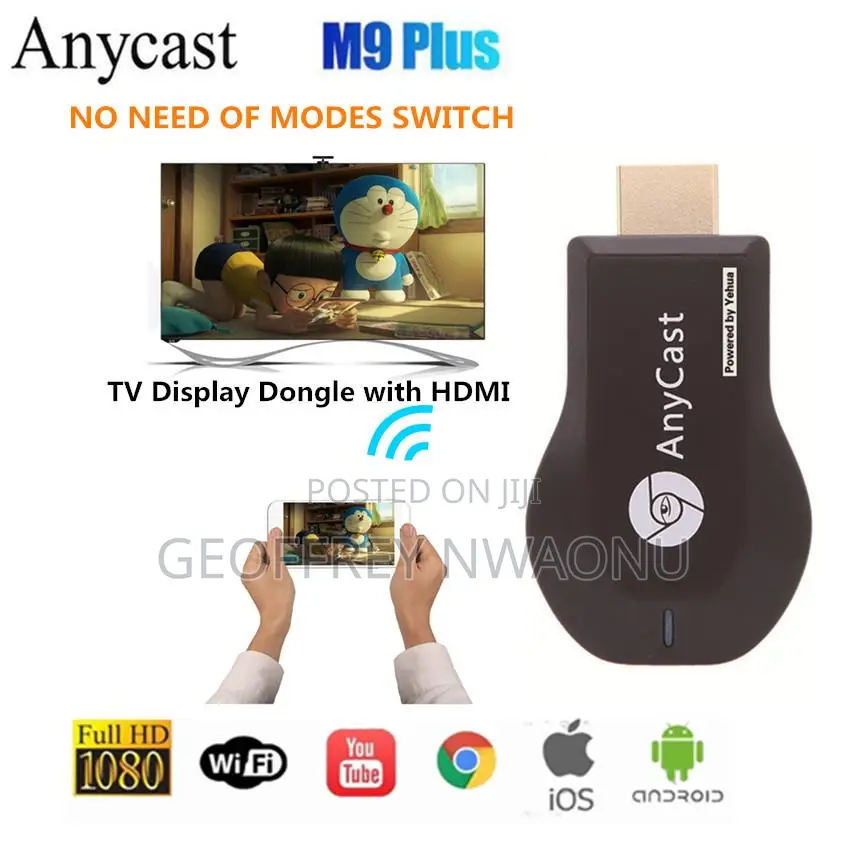 Anycast M9 Plus Wireless Display Receiver 1080p HDMI Dongle
