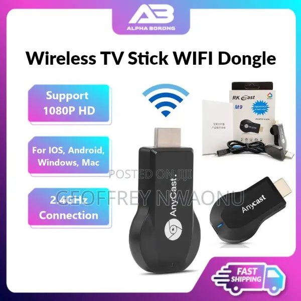 Anycast M9 Plus Wireless Display Receiver 1080p HDMI Dongle