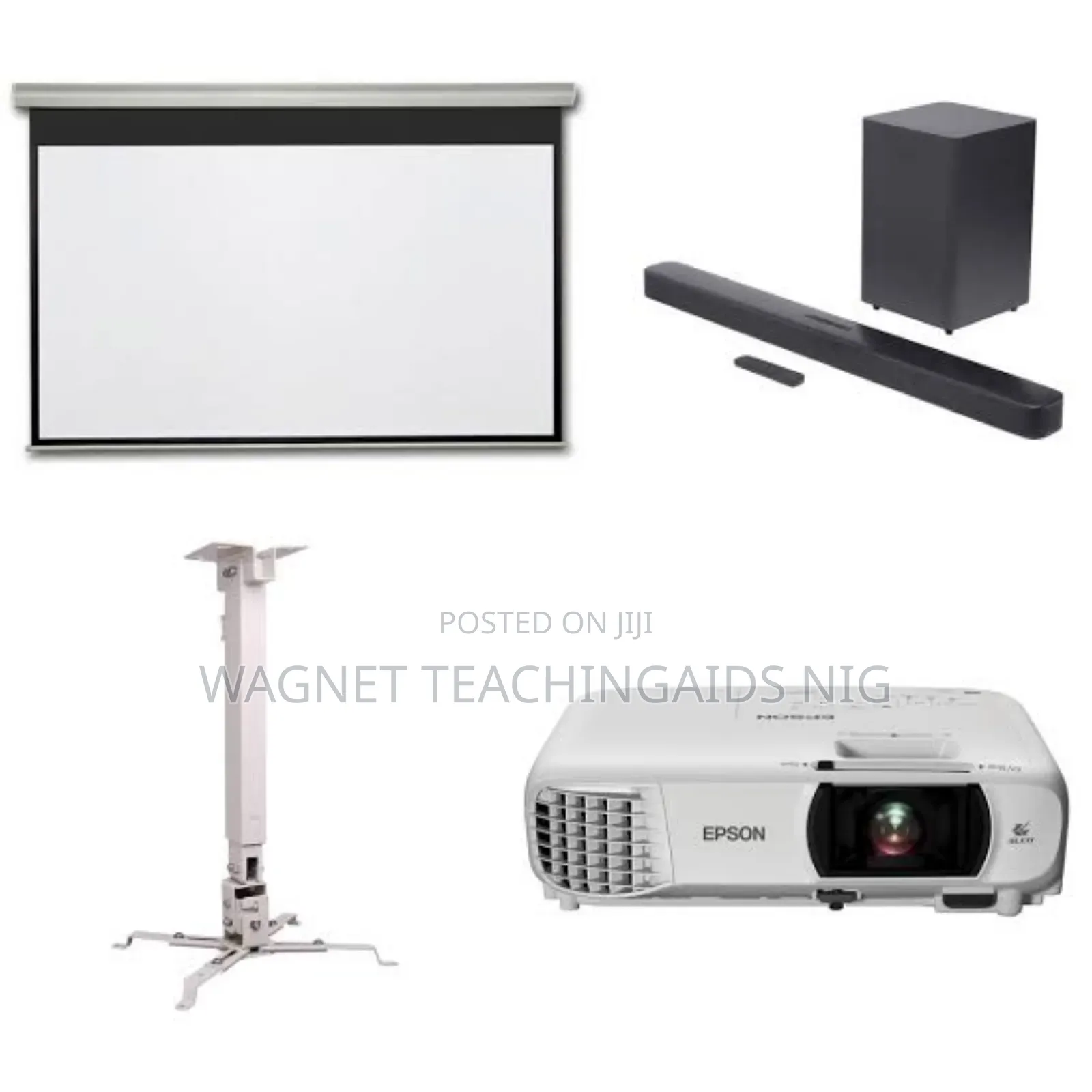 Rental Of Bright Projector And Screen