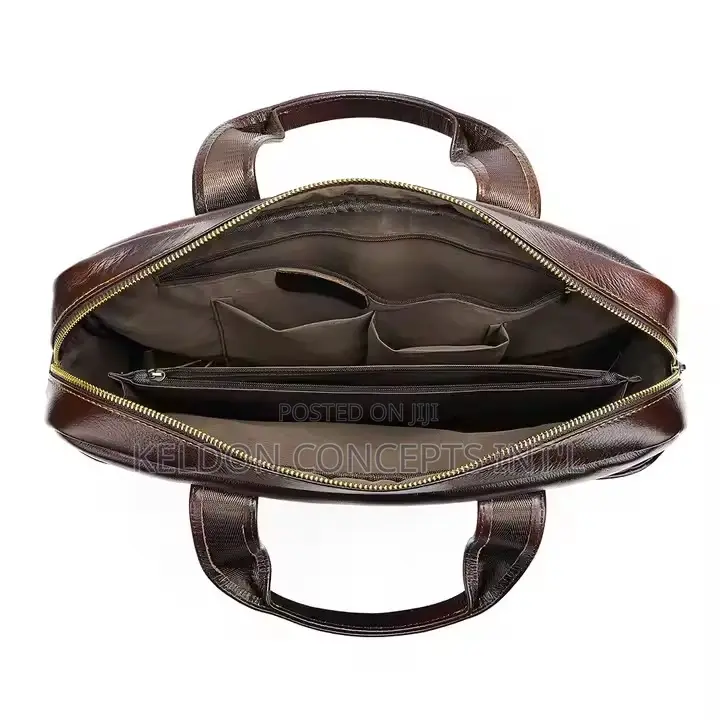 Retro Quality Genuine Leather 15.6in Laptop Bag Moq ;50pcs