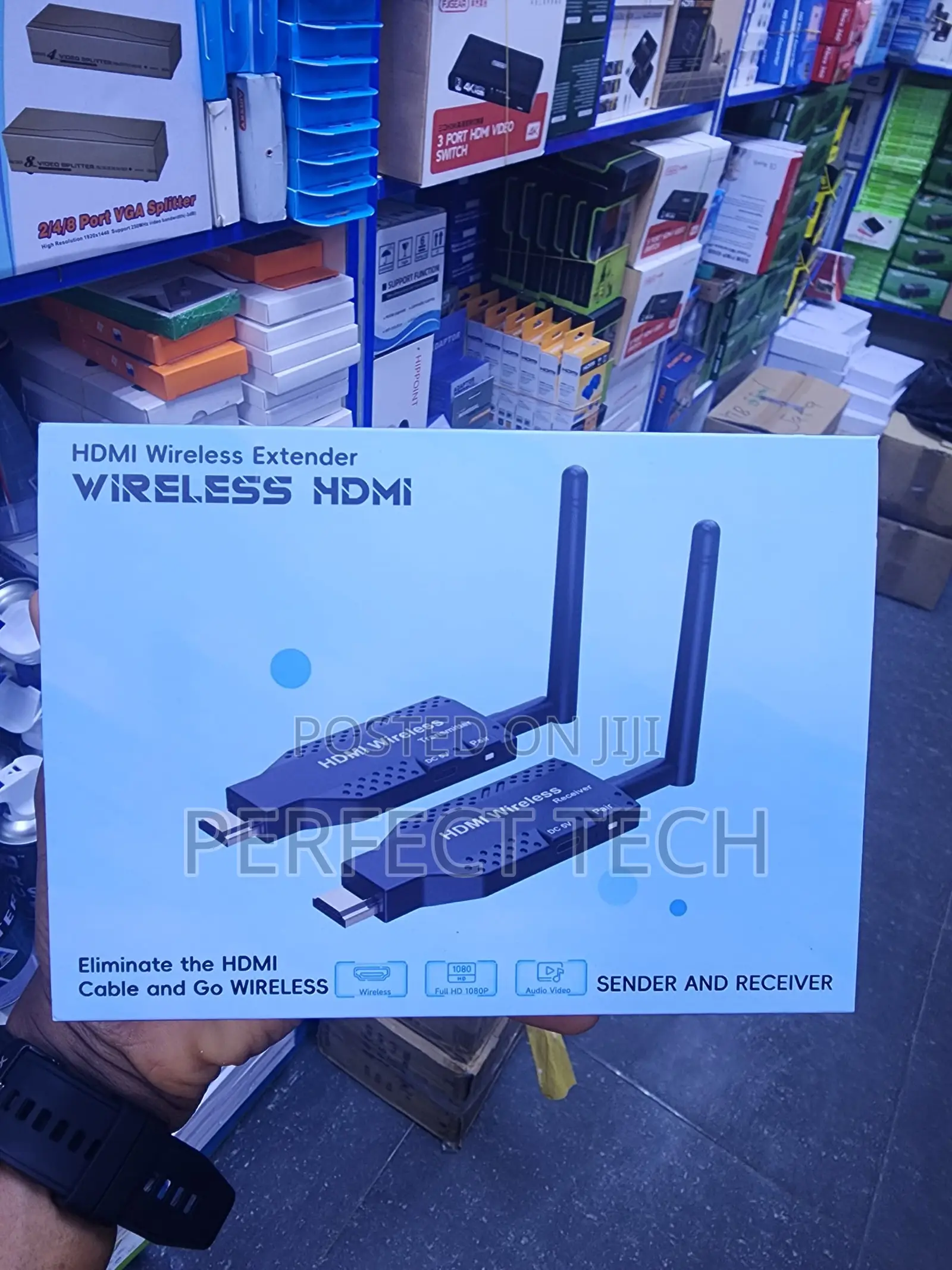 Wireless Hdmi Extender Sender Receiver {Plug Play}