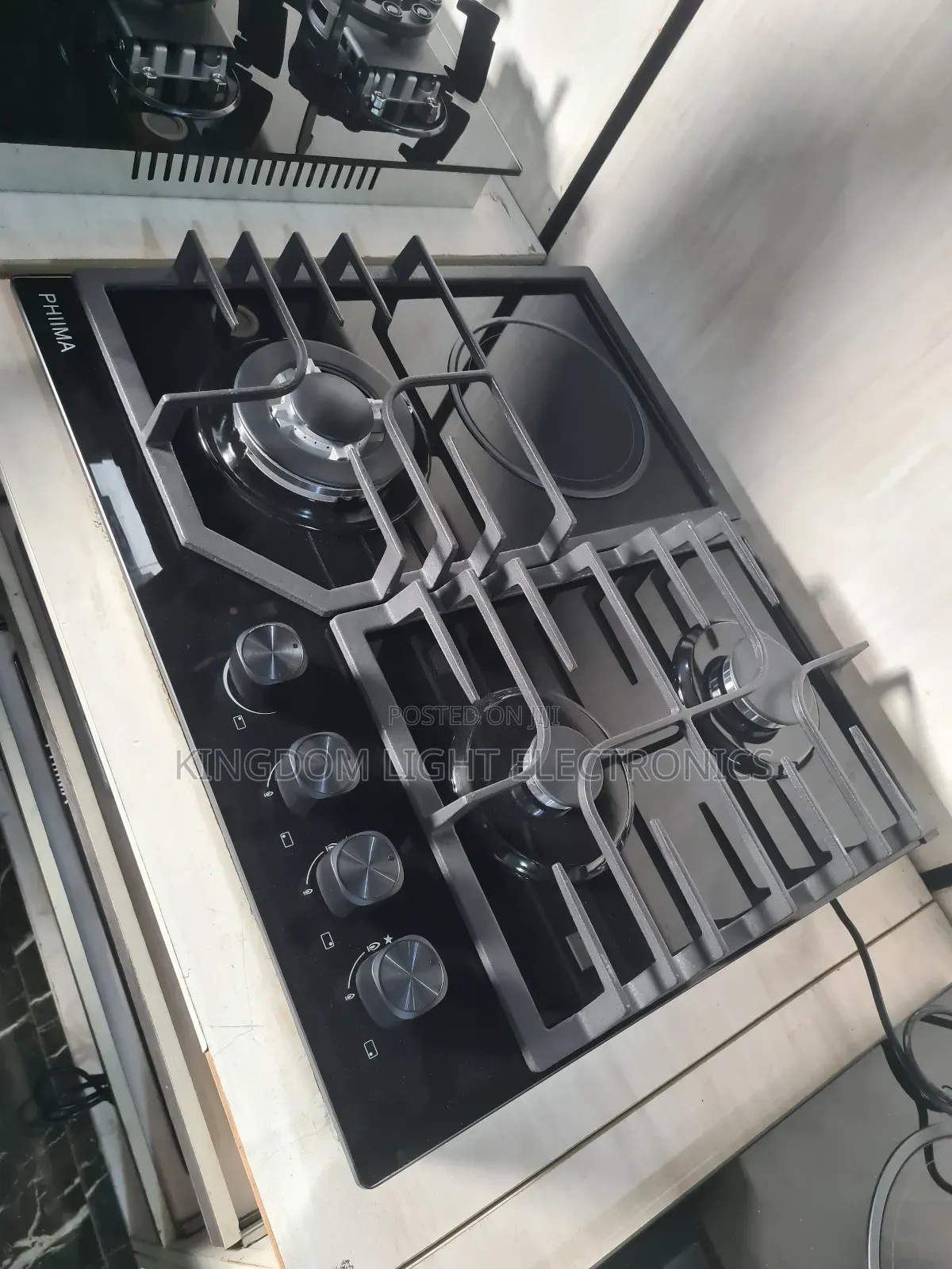 Phima Inbuilt 3 Gas 1 Electric Gas Cooker 100% Copper.