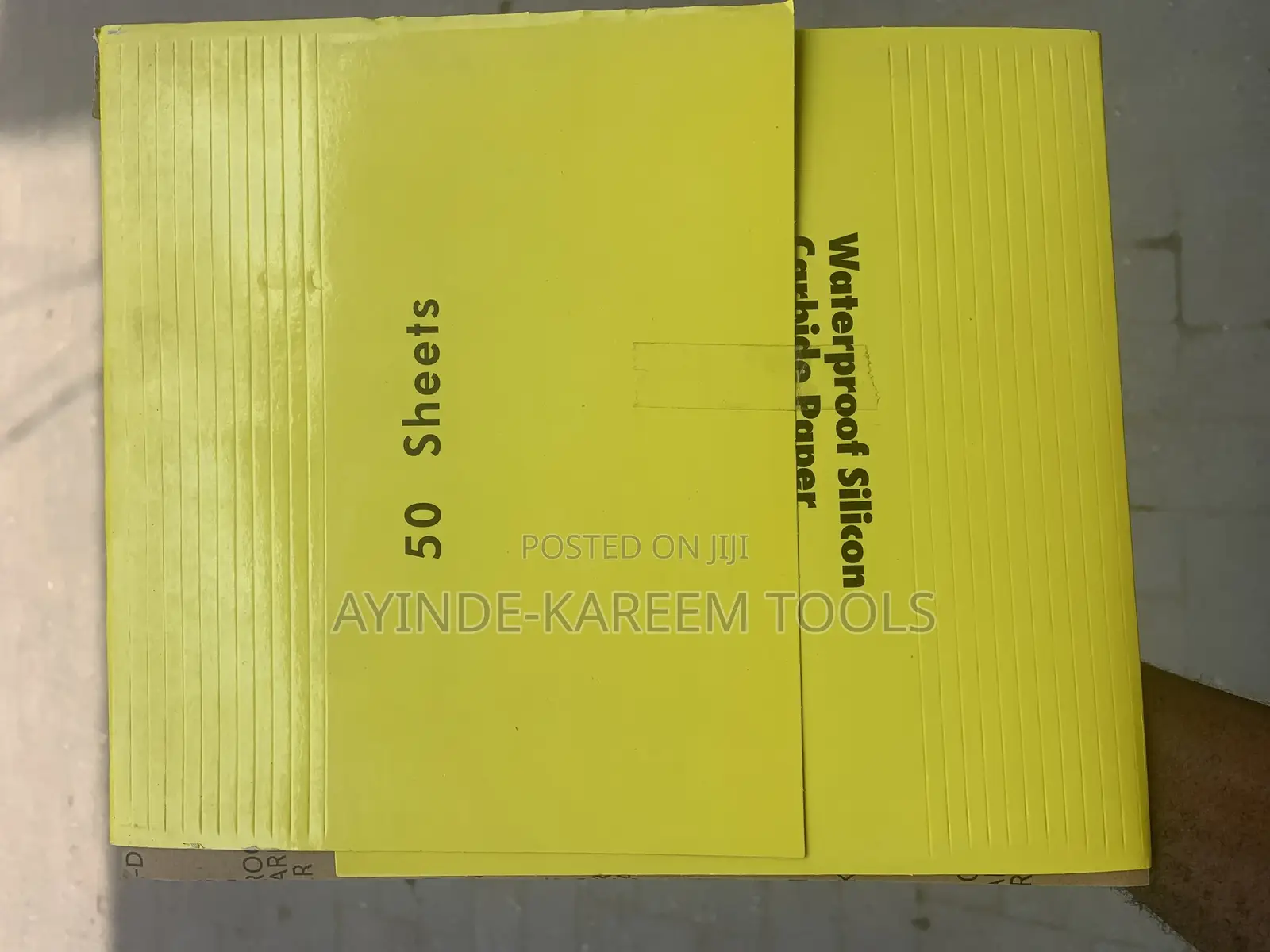 Waterproof Silicon Carbide Paper(Grit P 600)Smooth Sandpaper