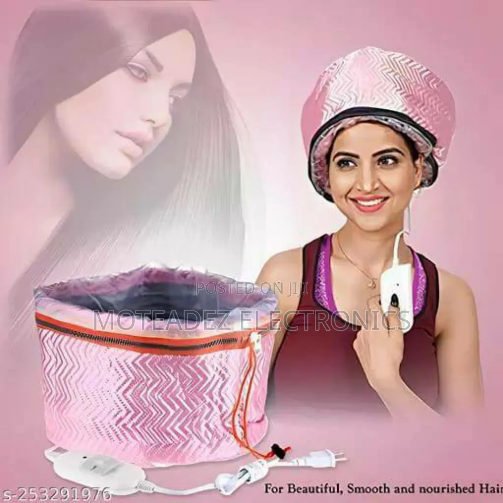 Electric Hair Heating Cap Thermal Treatment Steamer Cap