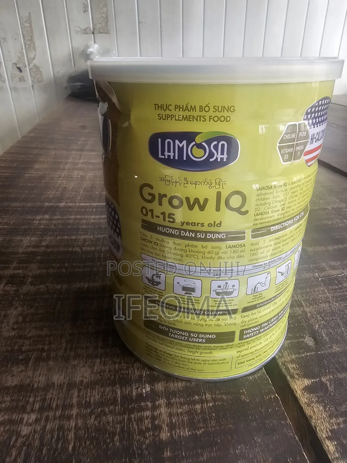 Lamosa Milk 1-15,Years