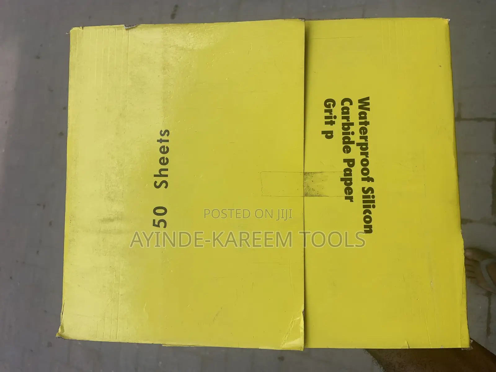 Waterproof Silicon Carbide Paper(Grit P60)Rough Sandpaper