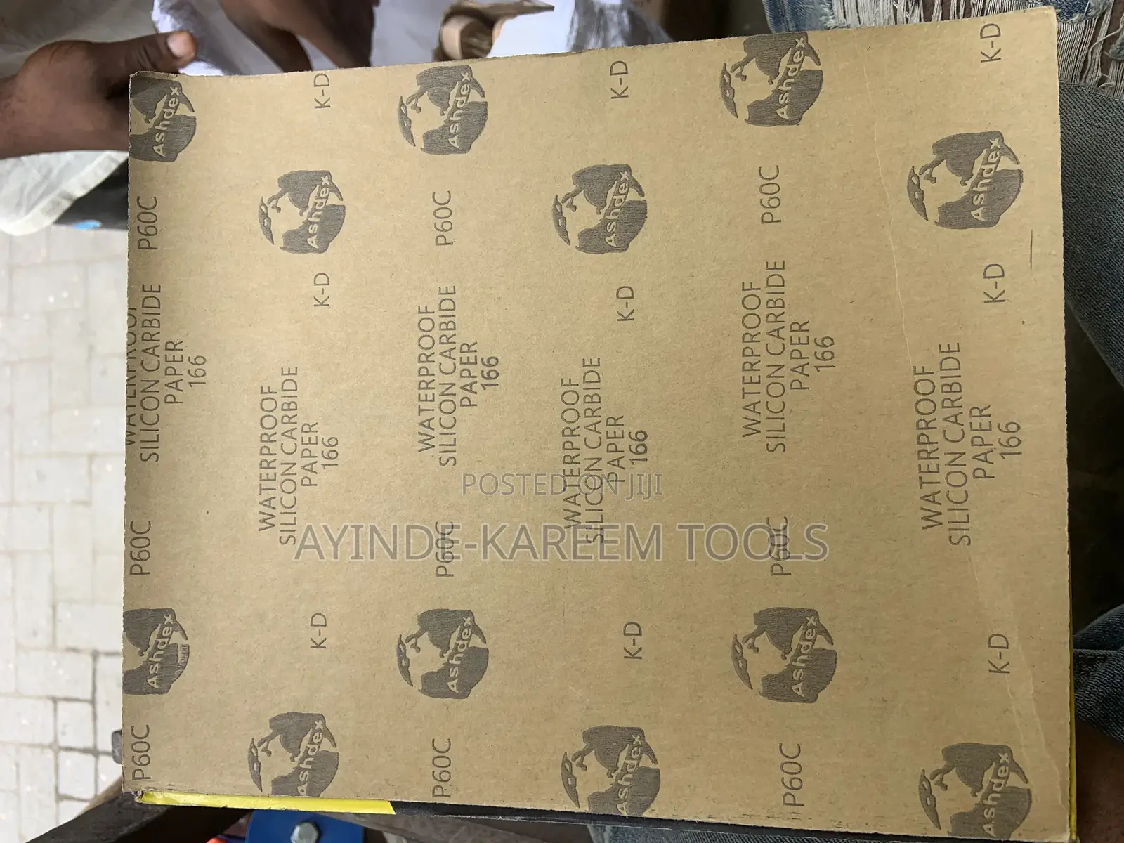 Waterproof Silicon Carbide Paper(Grit P60)Rough Sandpaper