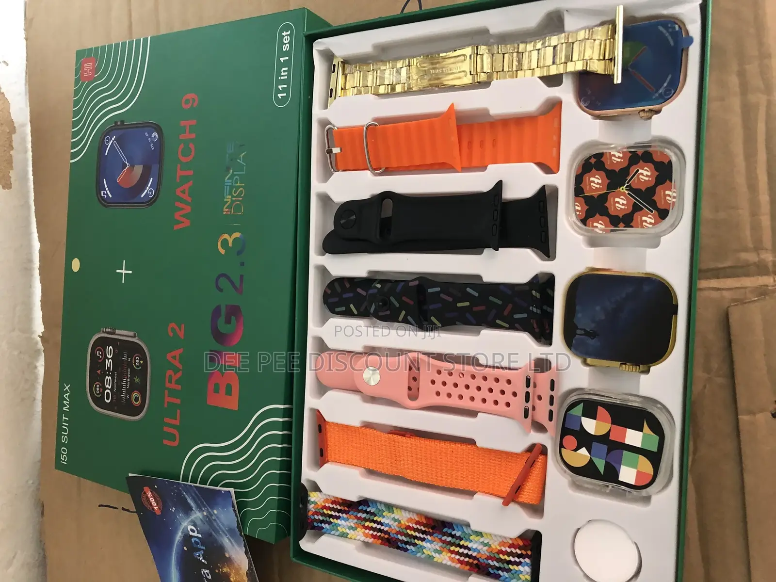 7in1 Ultra Strap Smart Double Watch and 2 Pouch