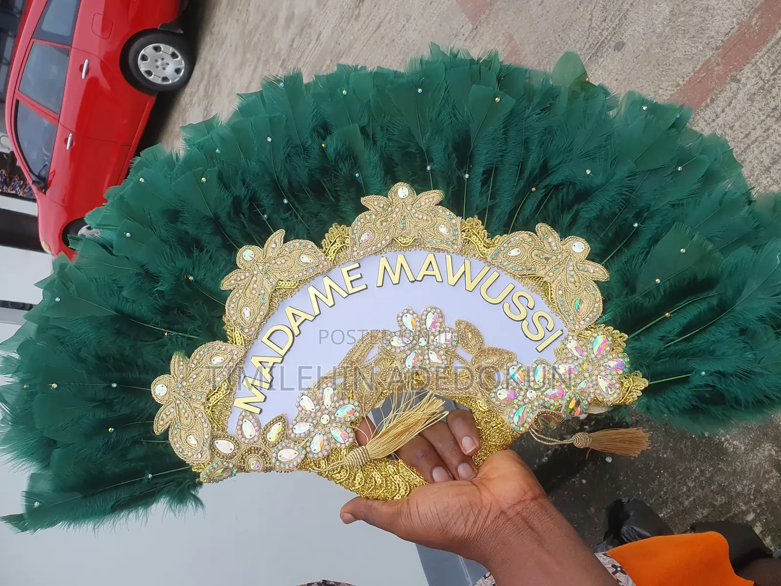 Hand Fans for Wedding/Bridal Hand Fan/African Feather Fan