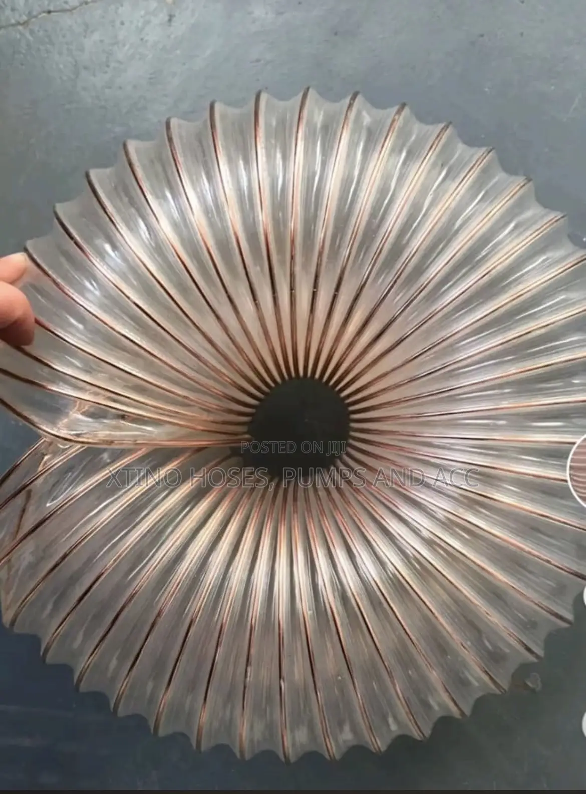 8” Vacuum/ Duct Reinforced Hose