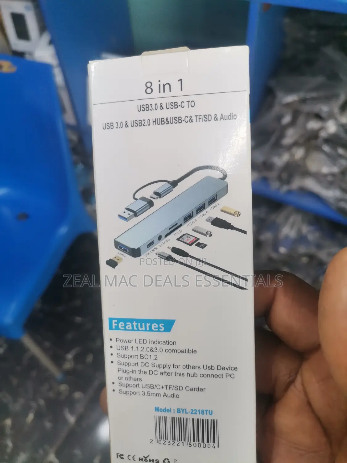 8 in 1 USB PORT
