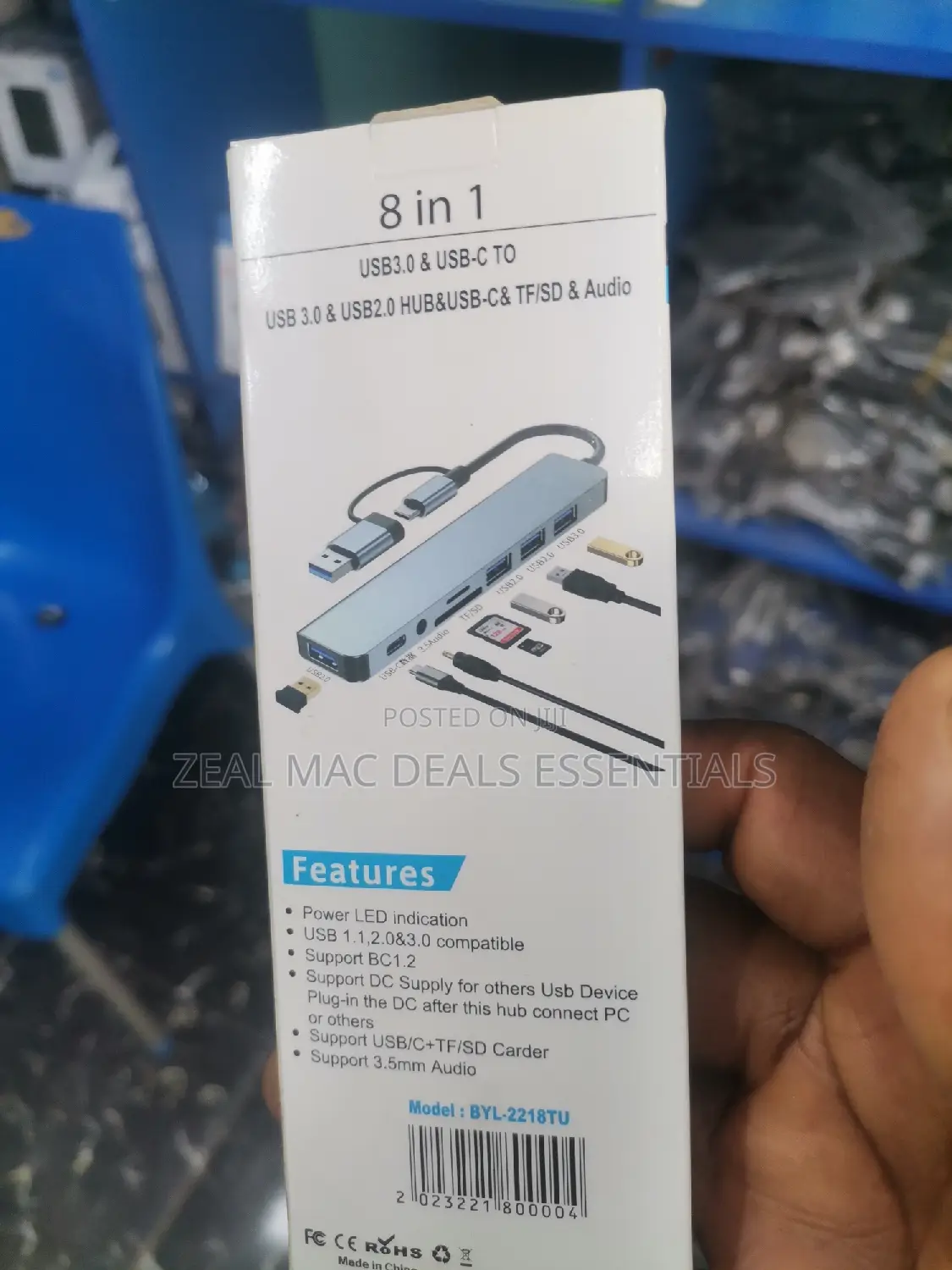 8 in 1 USB PORT