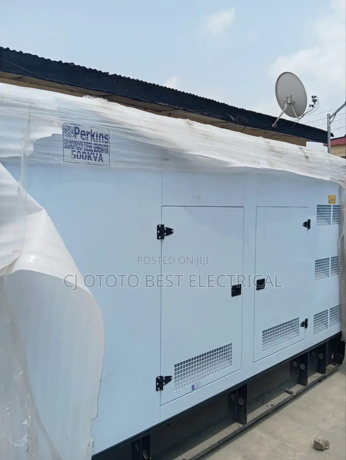 Brand New 500kva Perkins Generator Soundproof, 100% Copper