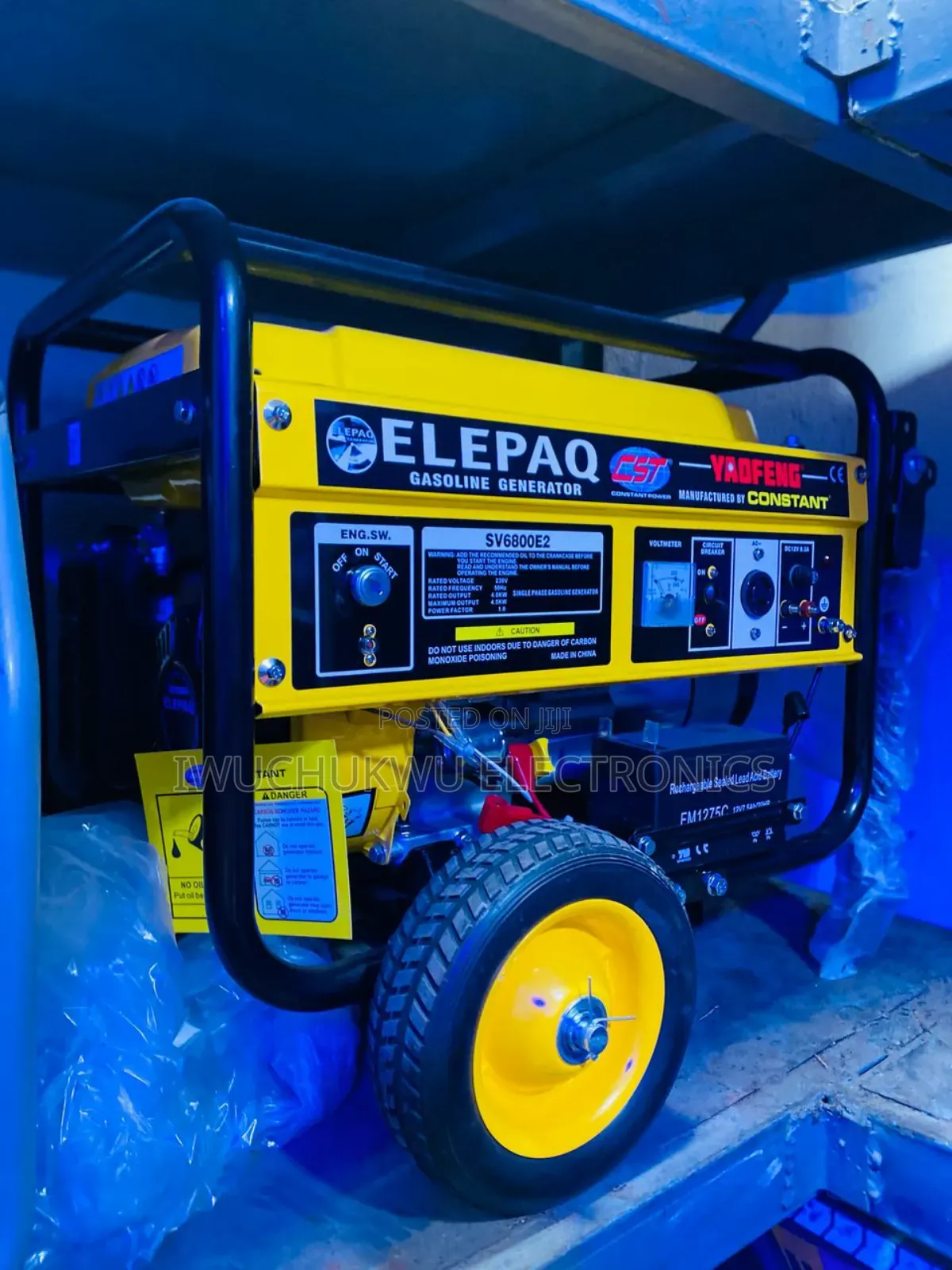 Brand Elepaq Key Start Petrol Generator