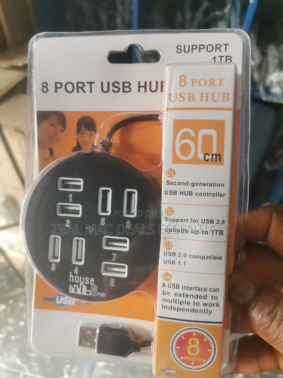 8 Port Usb Hub 2.0