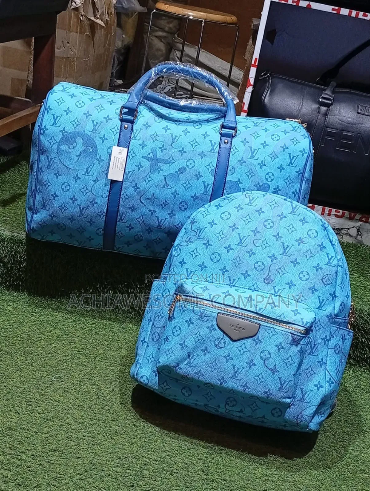 Lv Duffle Bag and Backpack