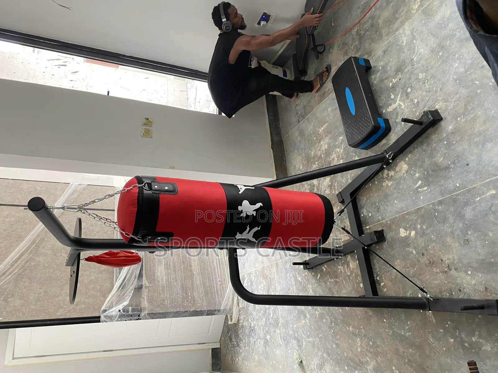 Punching Bag With Stand And Speedball