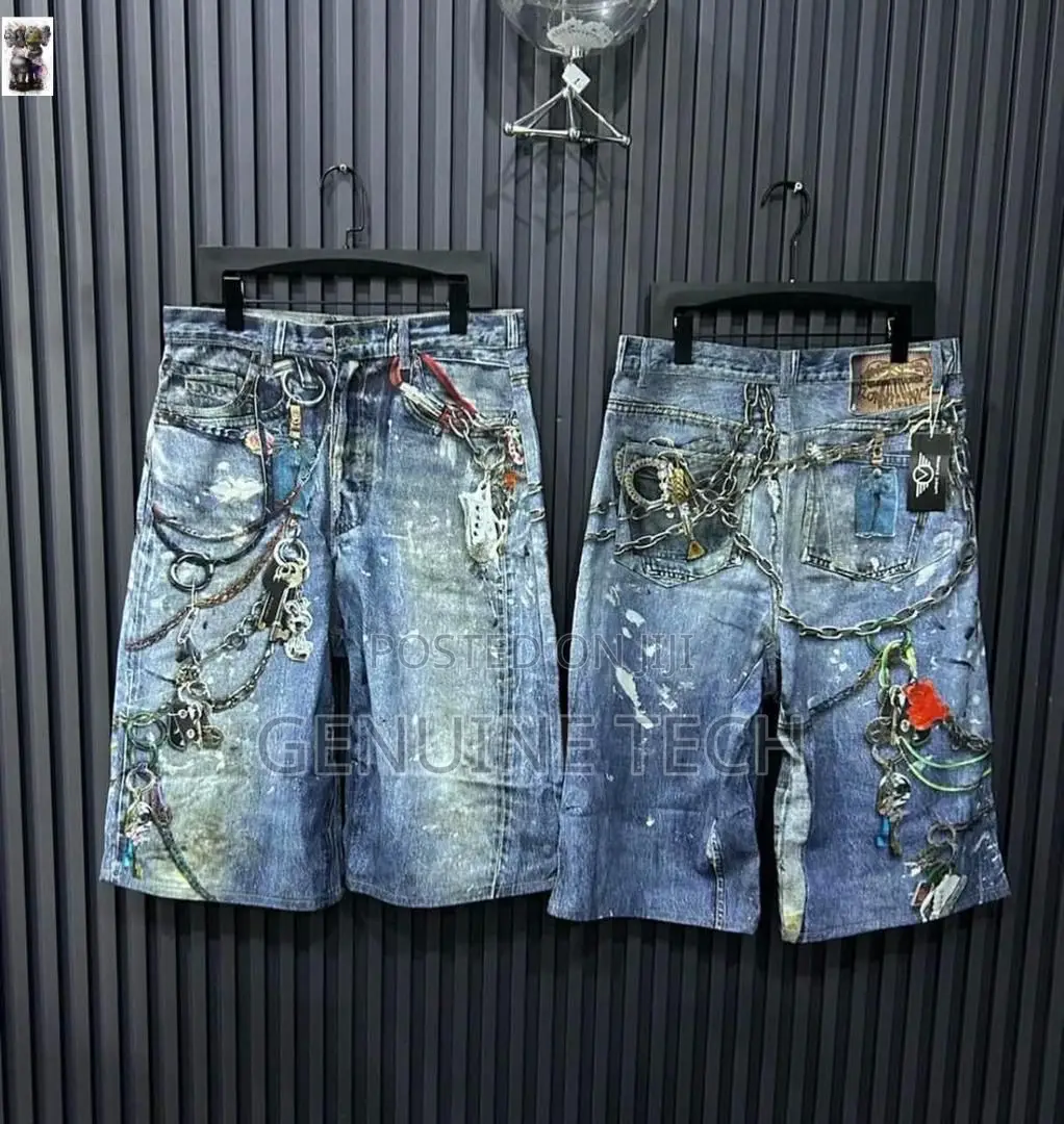 *High Quality 3d Baggy Jorts