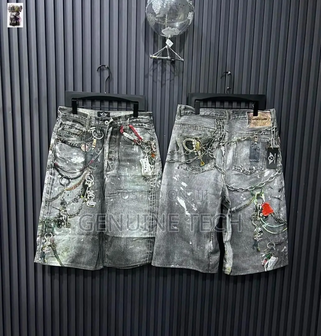 *High Quality 3d Baggy Jorts