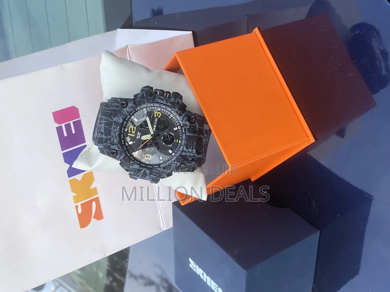 Rubber Strap Men’S Unique Sport Wrist Watch