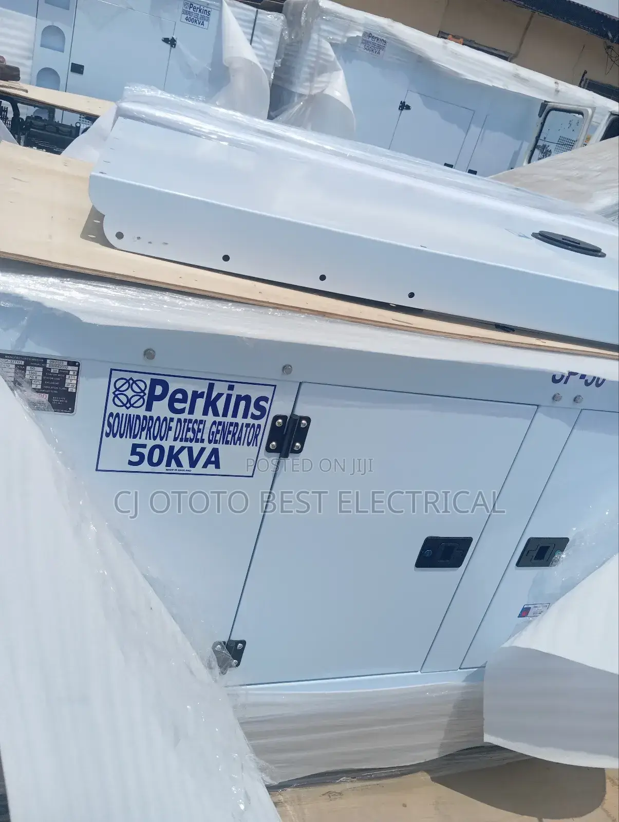 Brand New 50kva Perkins Generator Soundproof 2 Years Warrant