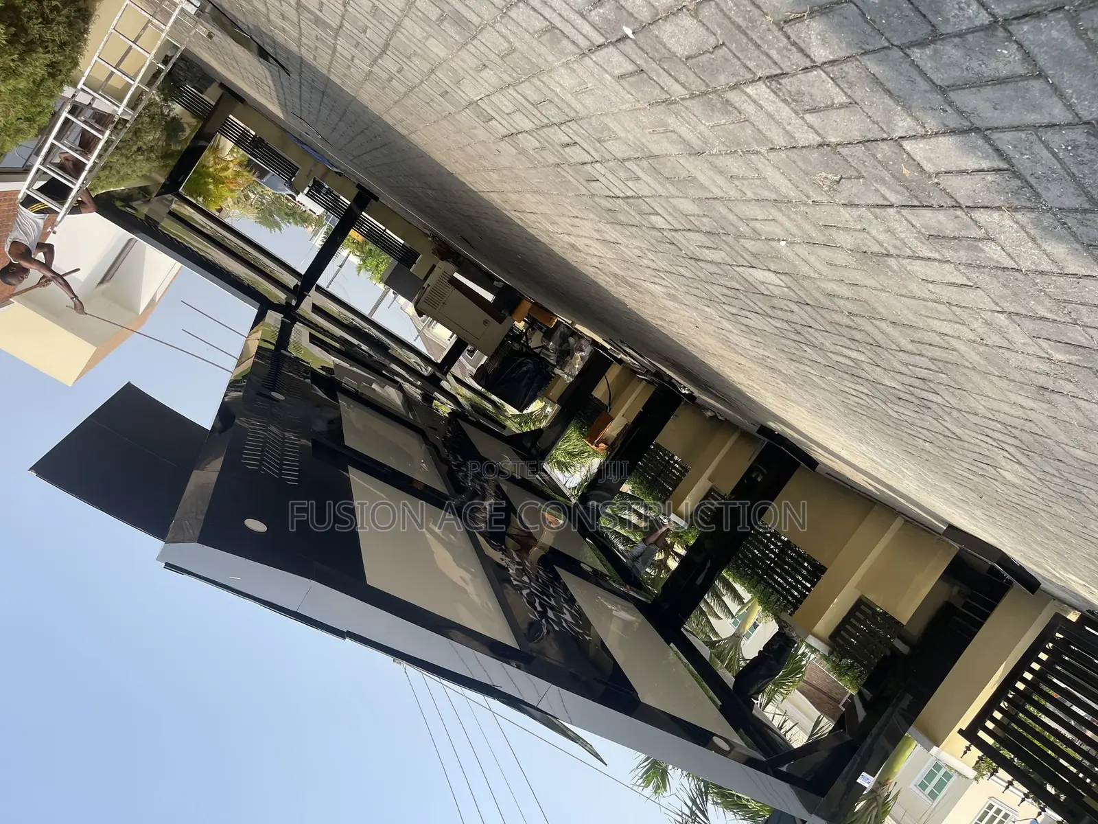 Alucoboard Carport Covered With Alucoboard and Danpalon Roof