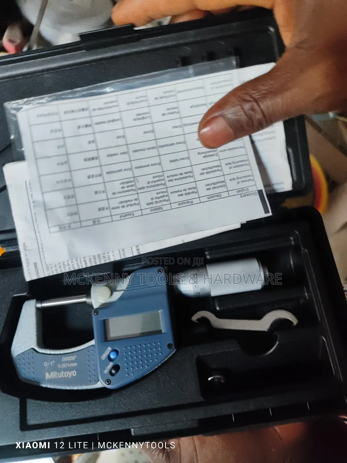 Mitutoyo Digital Micrometer Metric Screw Gauge 0 _25