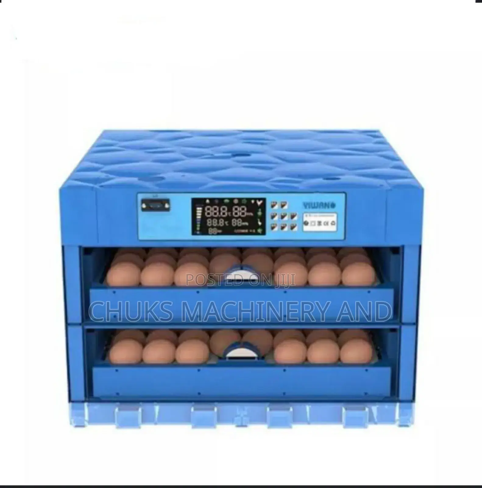 192 Eggs Automatic Dual Power Incubator
