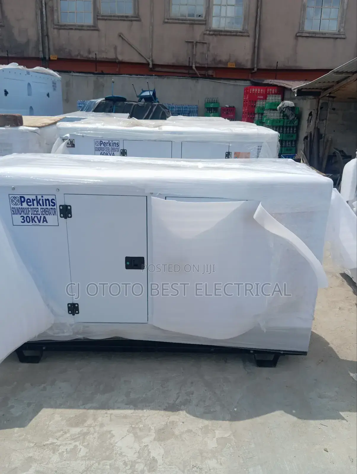 30kva Perkins Generator Soundproof Brand New