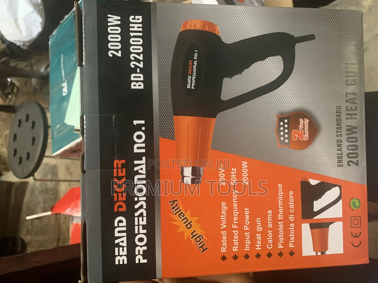 Be Decker Heat Gun 2000w