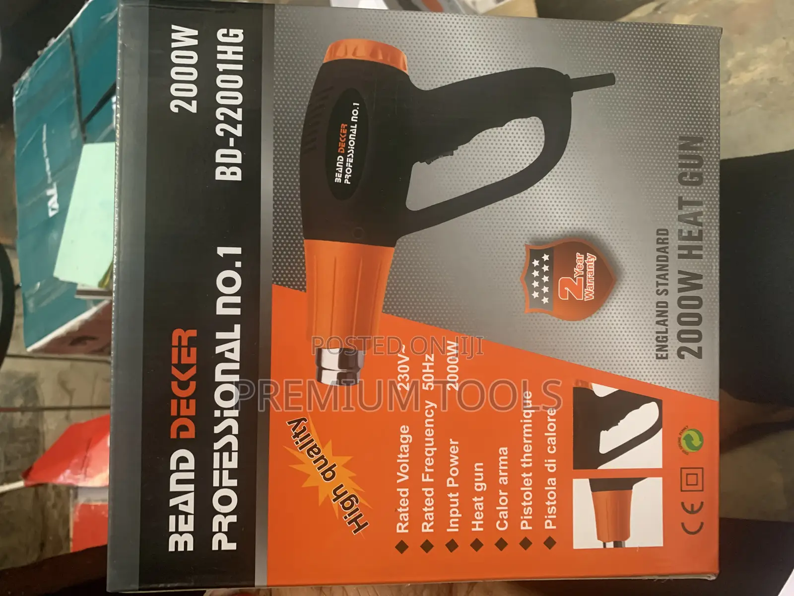 Be Decker Heat Gun 2000w