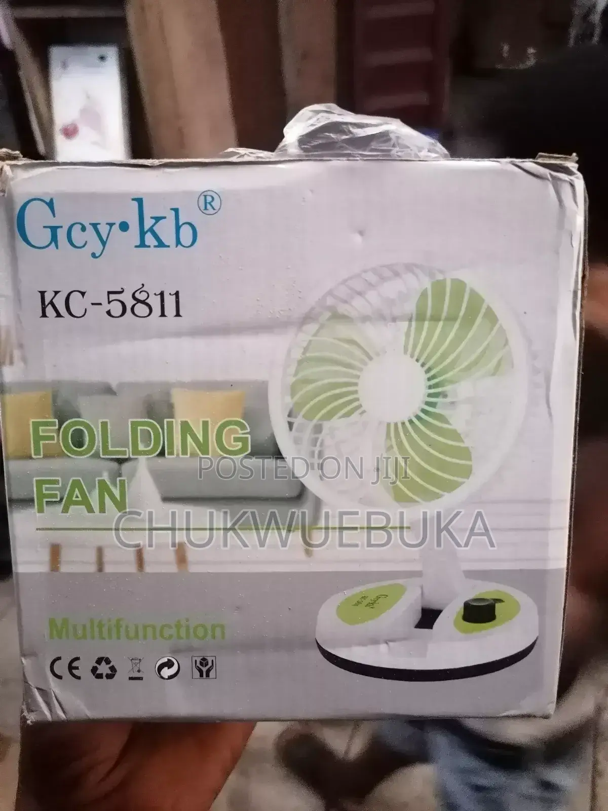 Rechargeable Foldable Fan