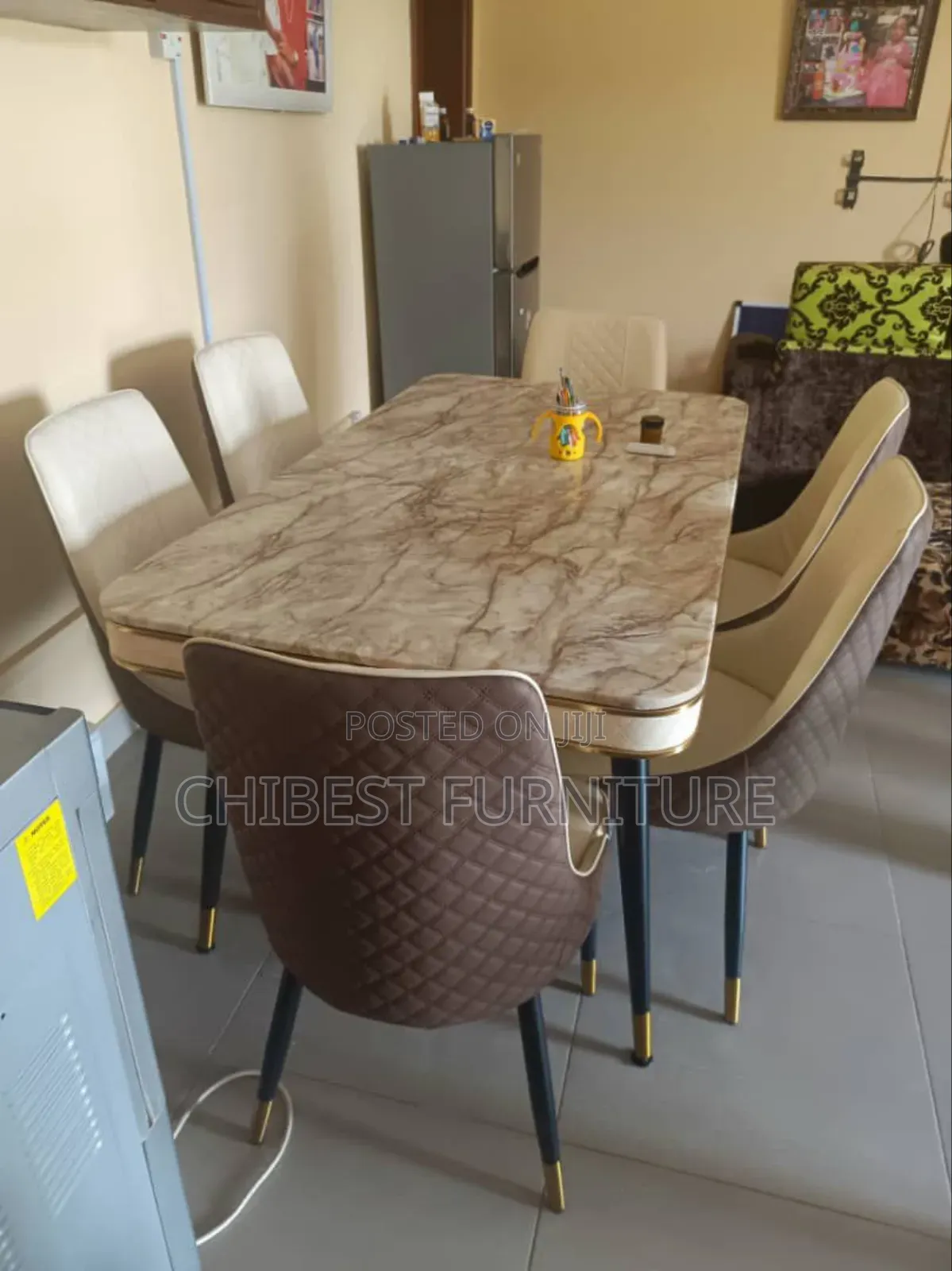 Imported Marble Dining Set.