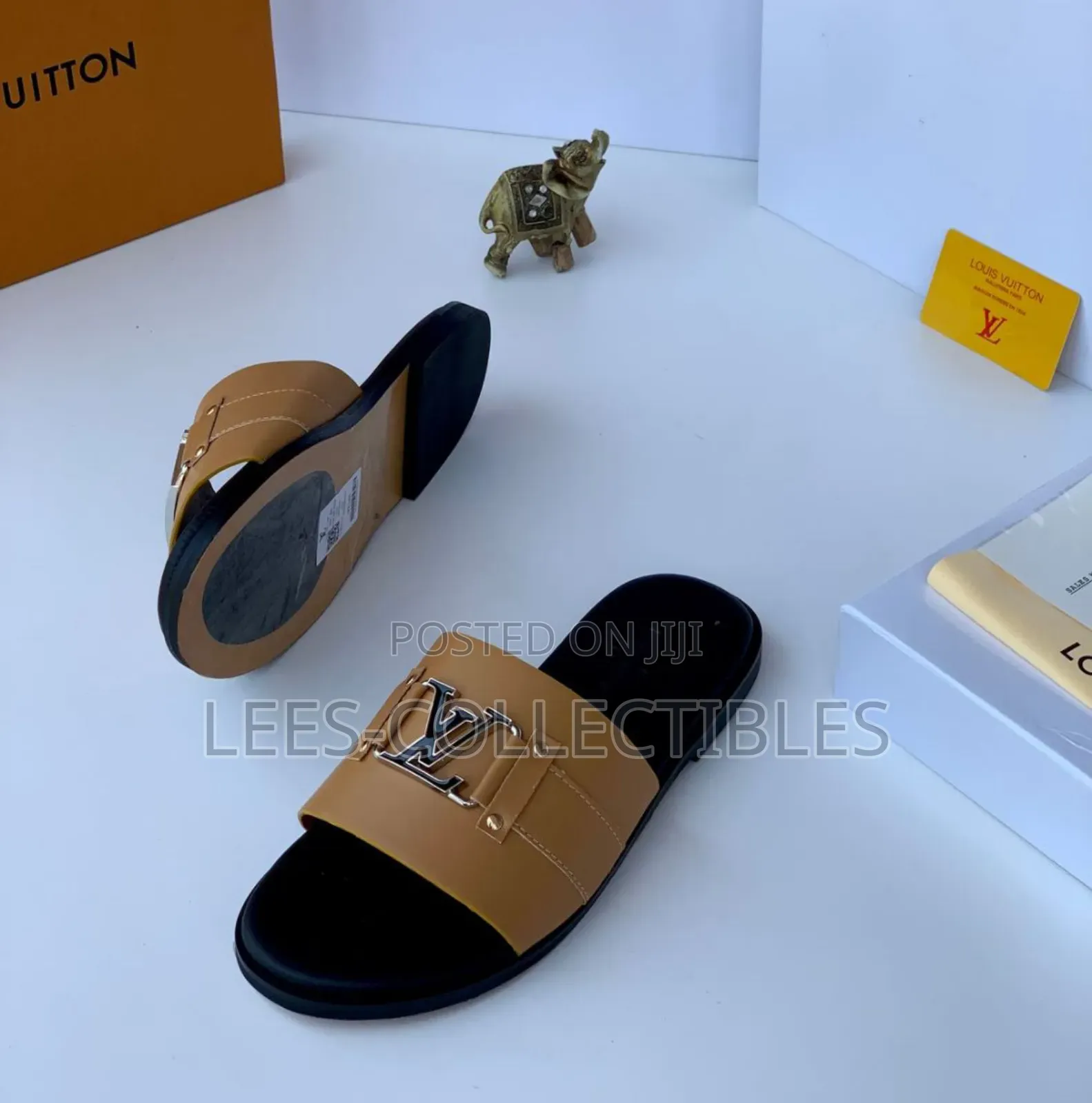 Best Quality Louis Vuitton Leather Slippers
