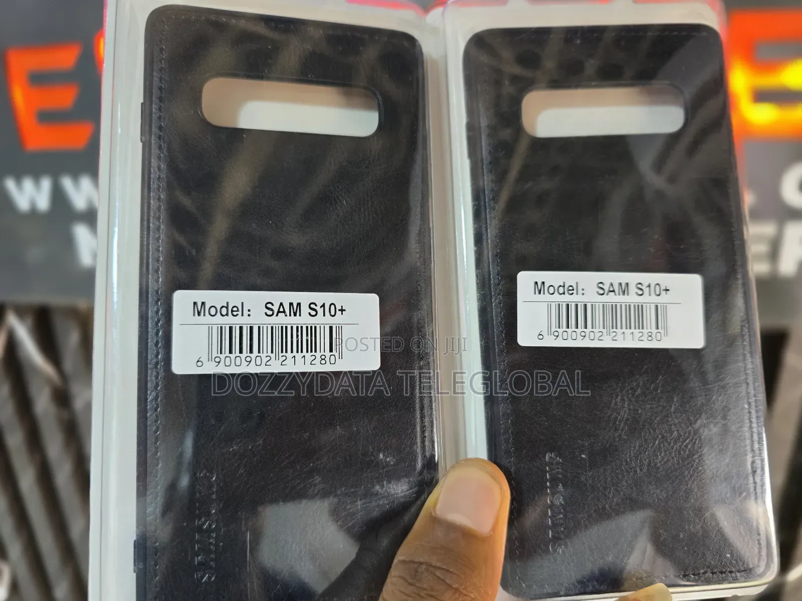 Samsung Galaxy S10 Plus High Quality Leather Case (Black)
