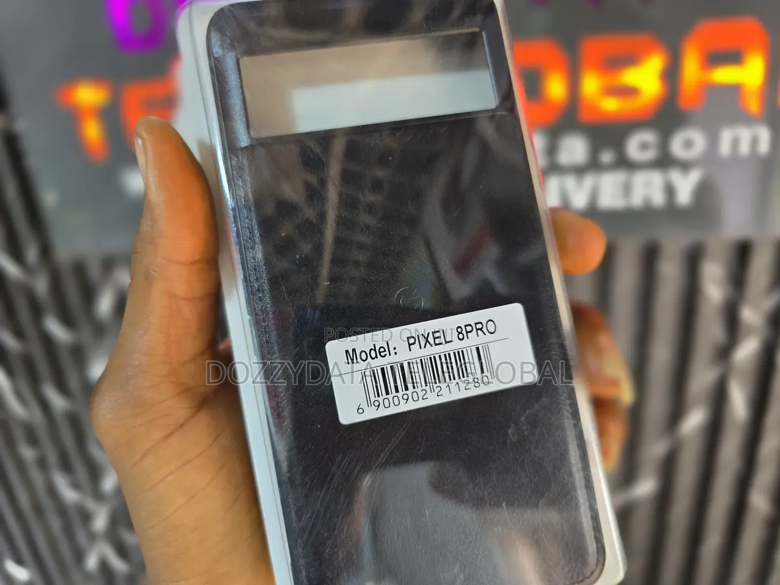 Google Pixel 8 Pro Leather Black Back Case