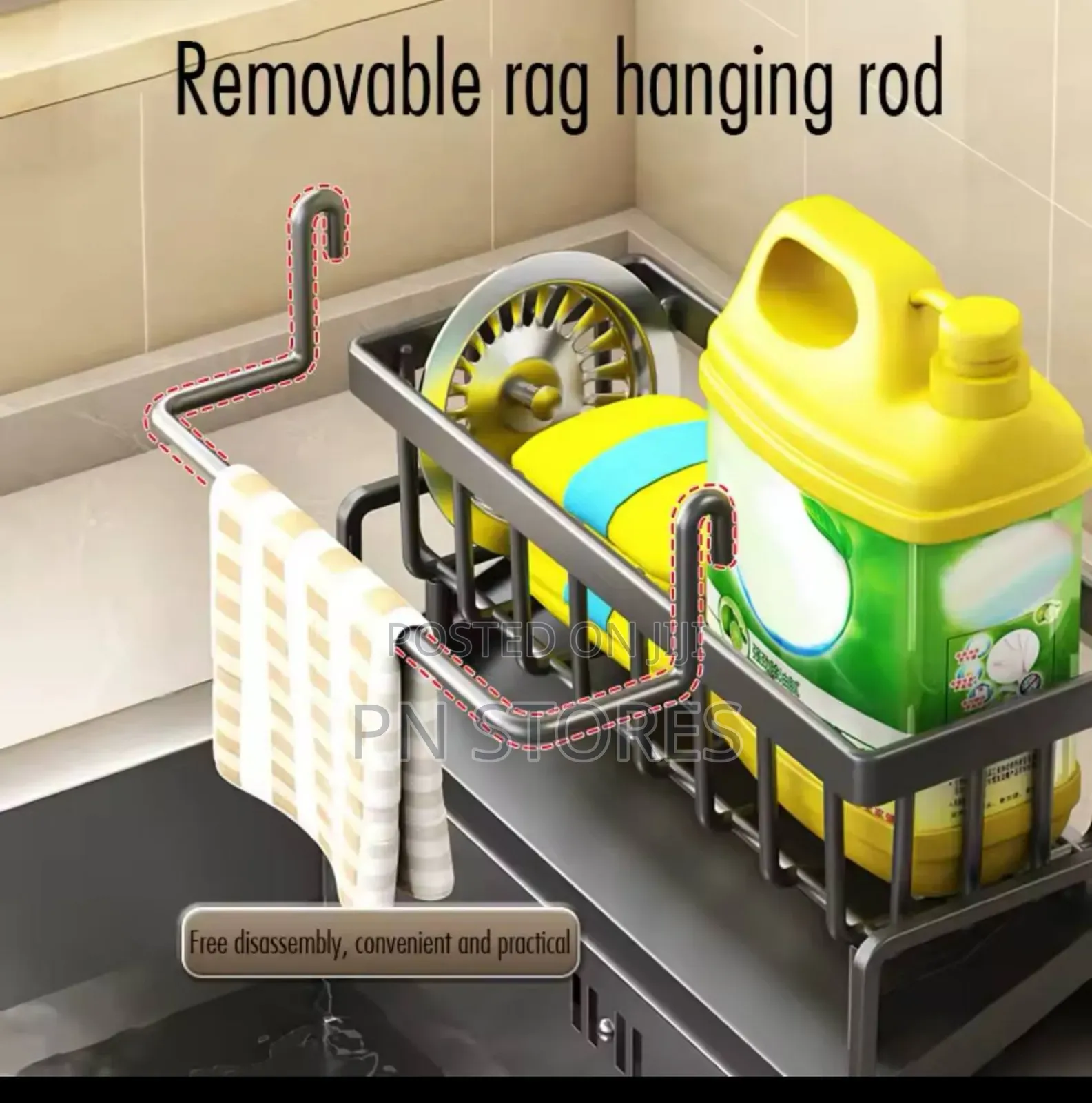 Stainless Steel Kitchen Sink Sponge Holder Rust Proof