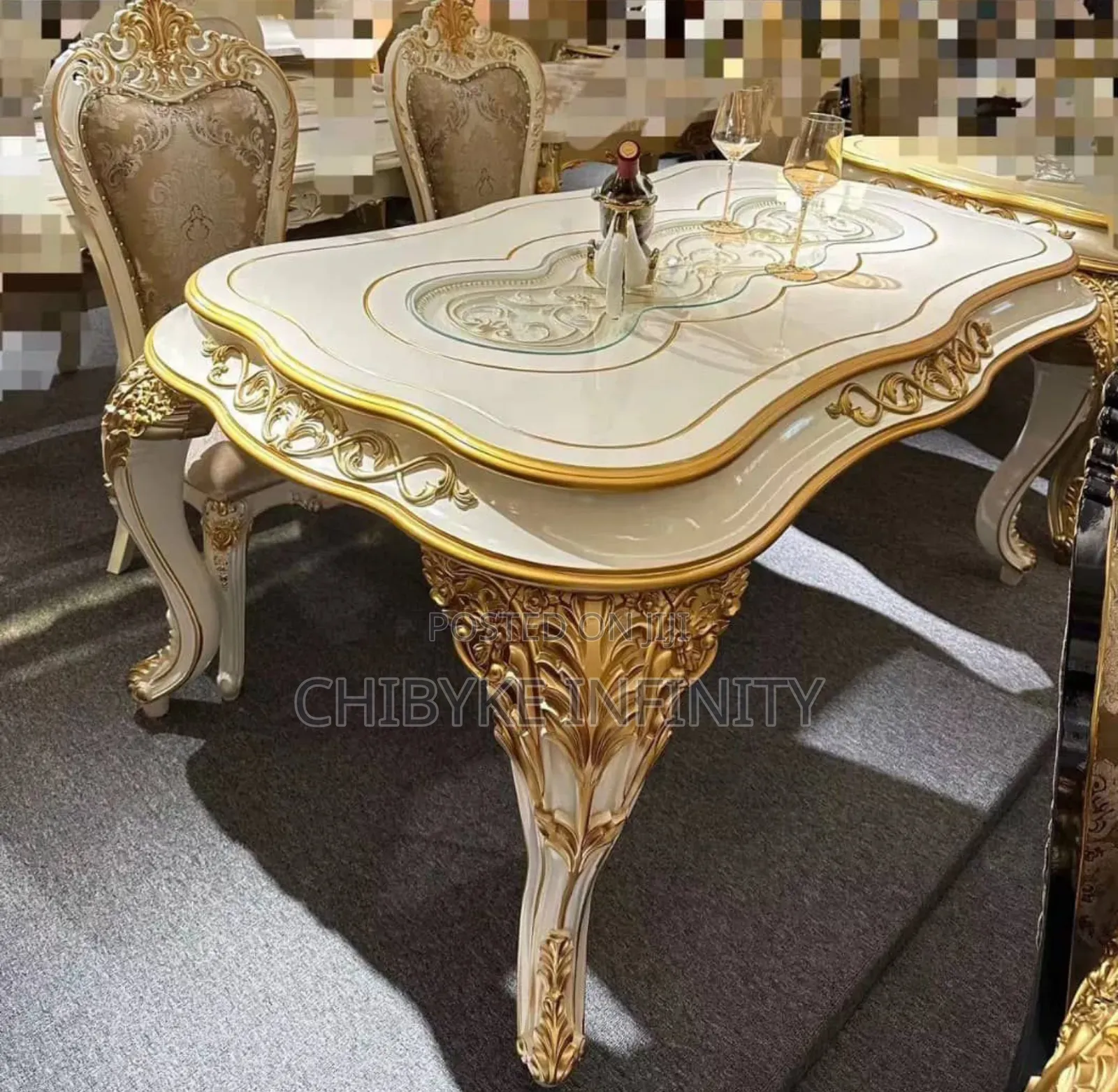 High Quality and Imported Dining Table With Six Chairs