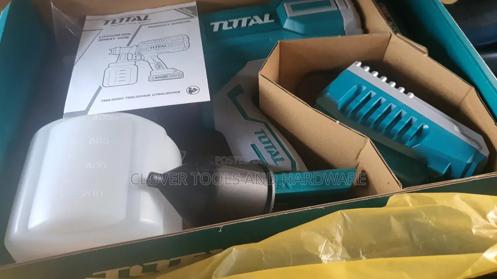 Total Lithium Ion Cordless Sprayer Spray Gun 20v 800ml