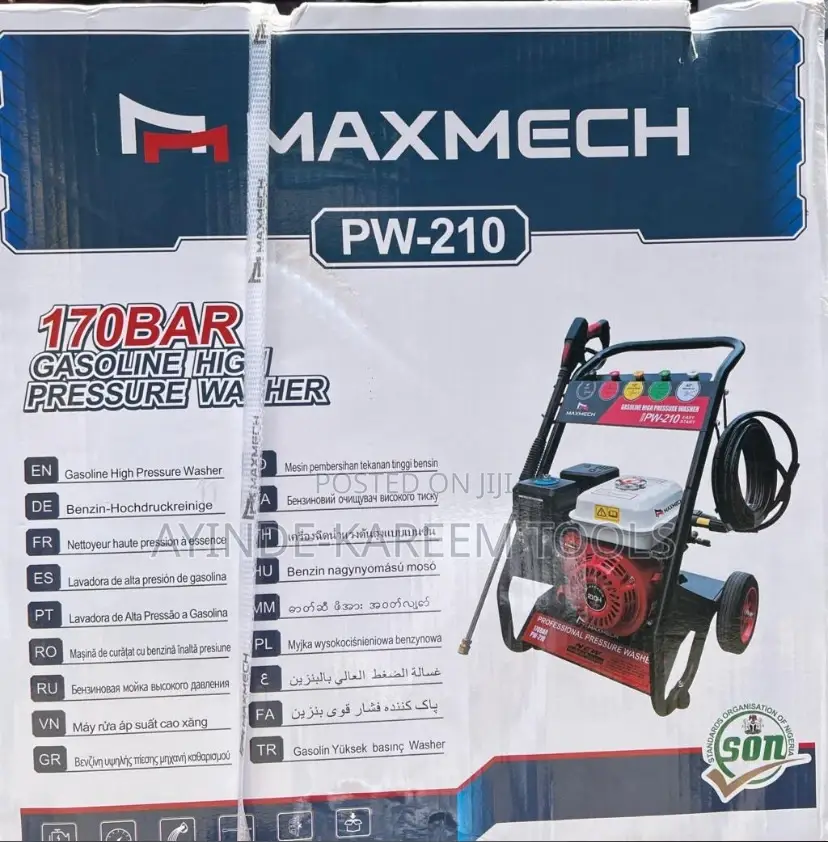 170bar Gasoline High Pressure Washer(Pw210)7.0hp