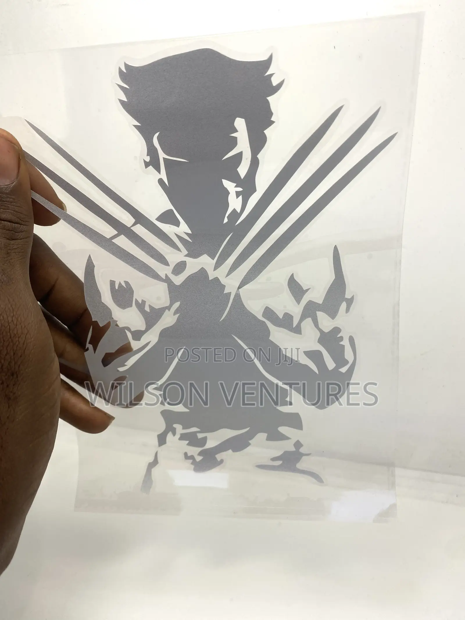 Power Man Car Tank and Body Sticker